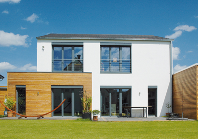 Einfamilienhaus in Holzbauweise